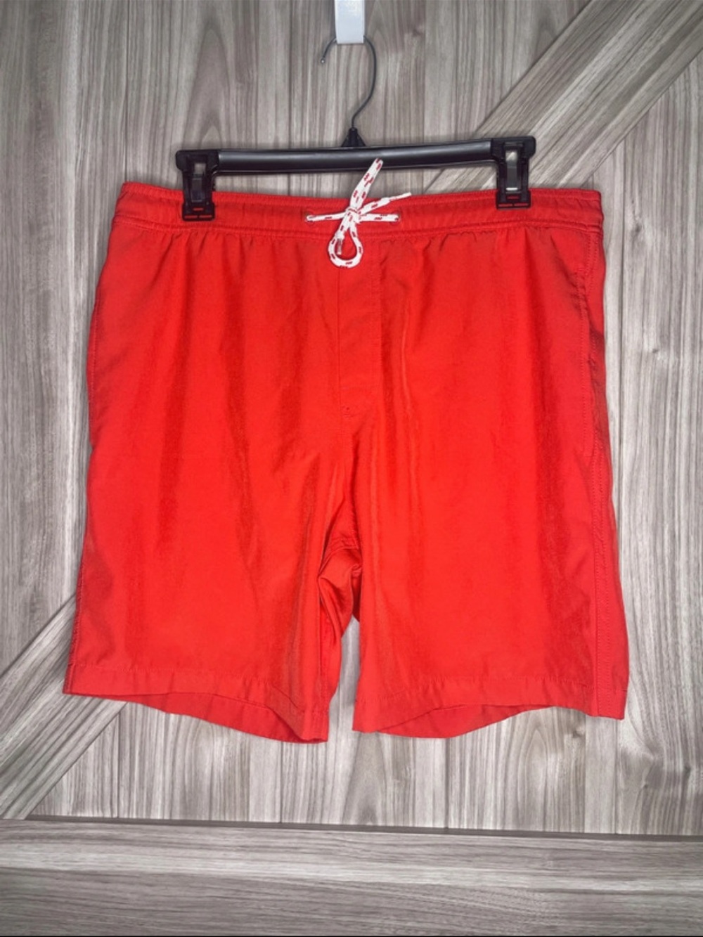 GAP Red Men's Swim Trunks with Drawstring